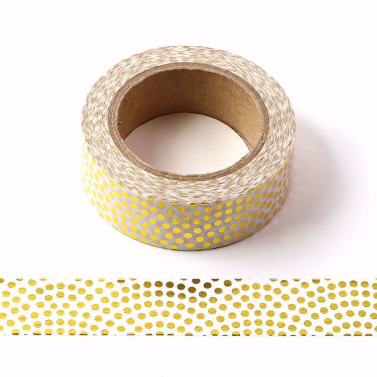Picture of Tiny Gold Dots Foil Washi Tape