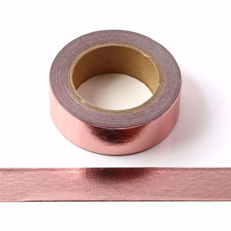 Solid Rose Gold Foil Washi Tape