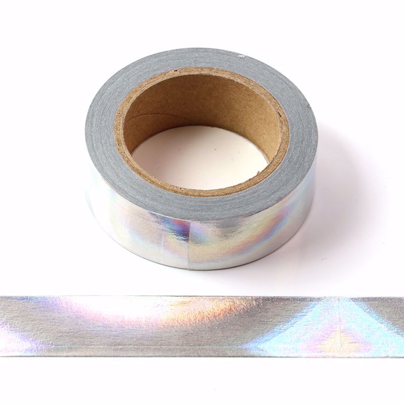 Silver Holographic Foil Washi Tape. Custom and stock washi tape ...