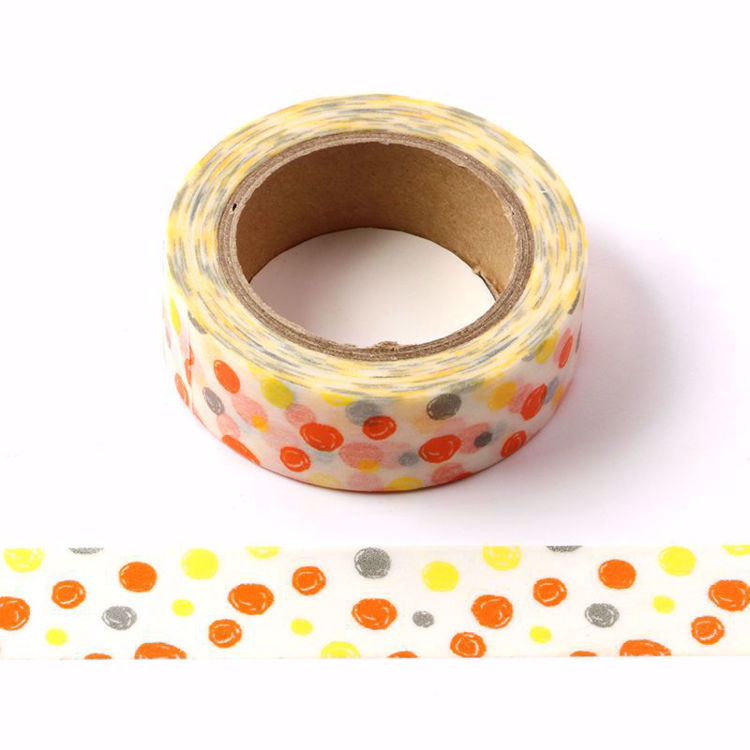 colorful dots washi tape