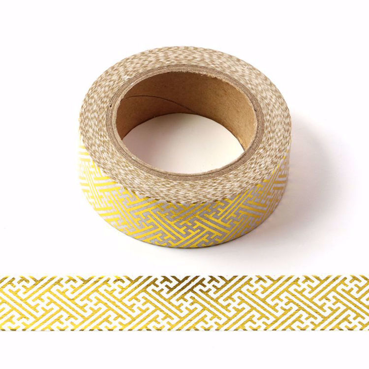 Maze Gold Foil Washi Tape Custom And Stock Washi Tape Manufacturer Washitape Com Cn