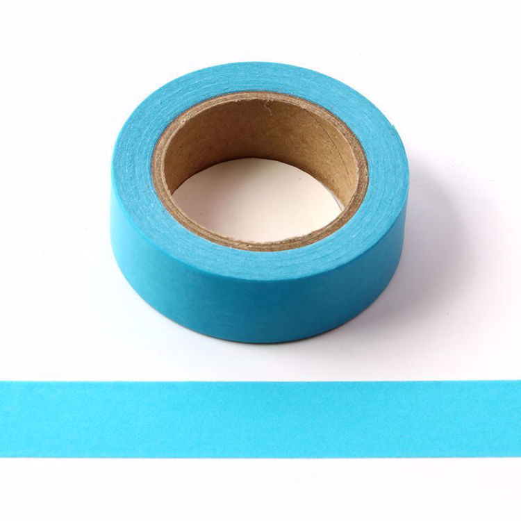 bright blue washi tape