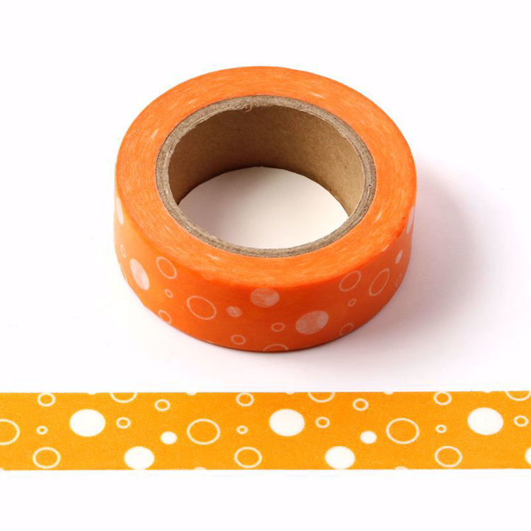 circle orange washi tape