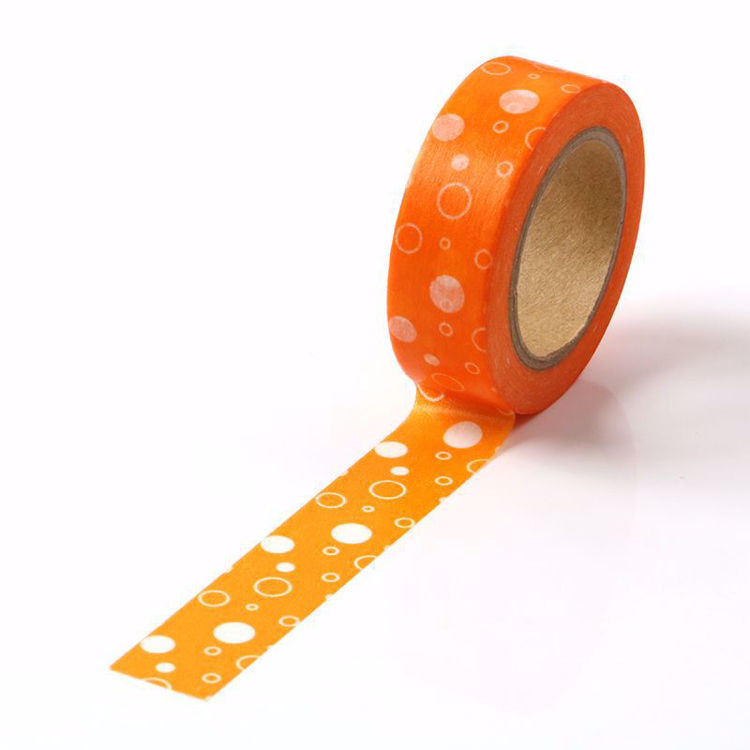 circle orange washi tape