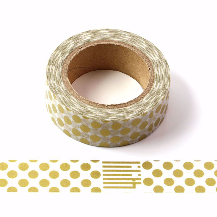 metallic dots washi tape