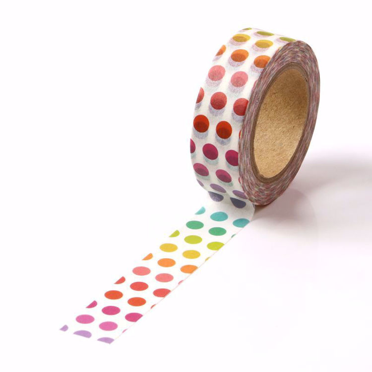Colorful point printing washi tape
