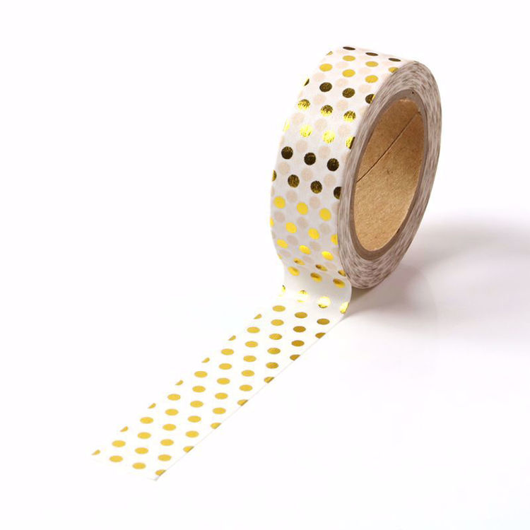 Picture of Polka Dot Foil Washi Tape