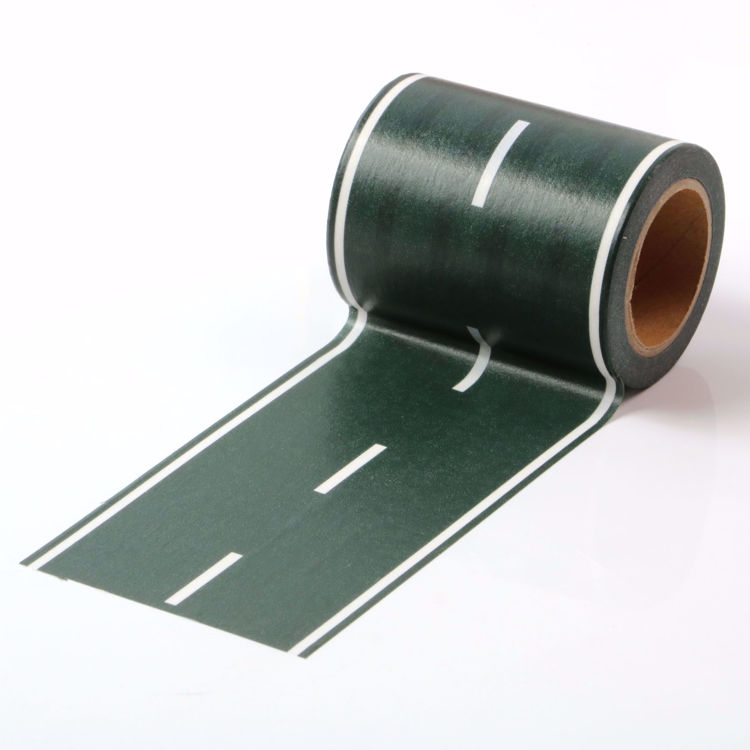 Picture of Road Printing Washi Tape Dark Gray