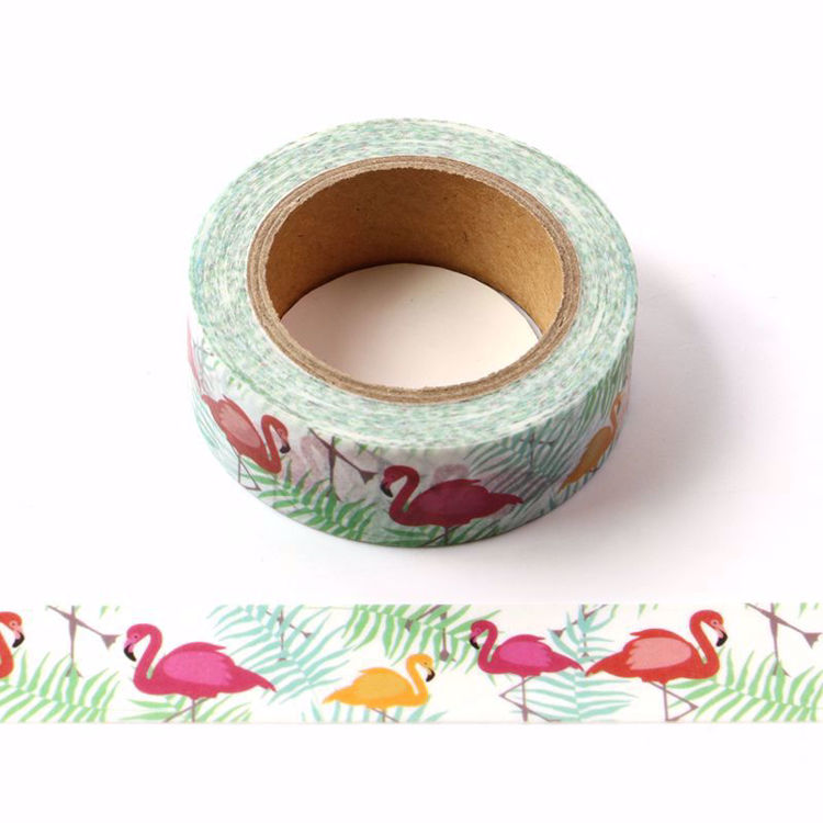 Flamingos zoo washi tape