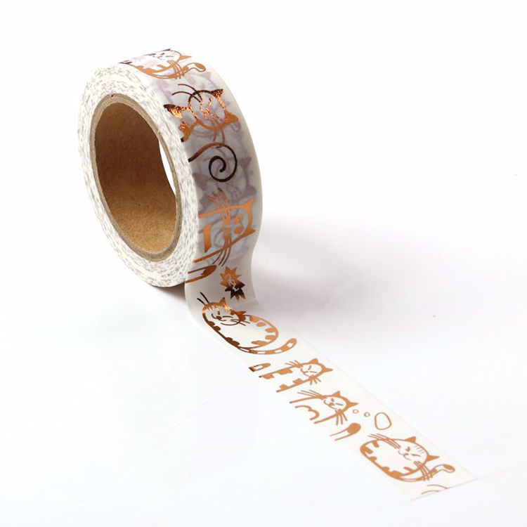 Fat Cat Copper Foil Washi Tape