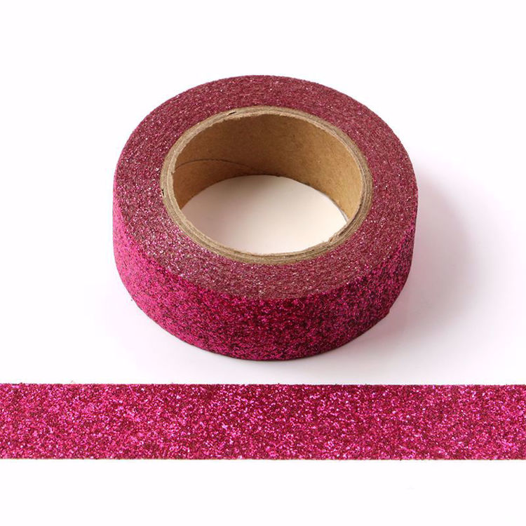 Picture of Dark Pink Sparkle Washi Tape