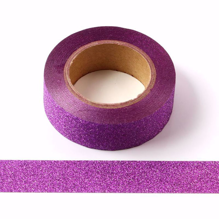 图片 紫色金葱膜胶带