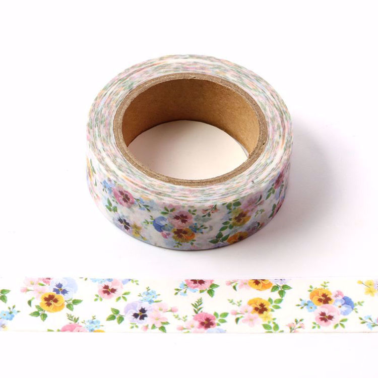 Fresh flowers printing washi tape. Custom and stock washi tape ...