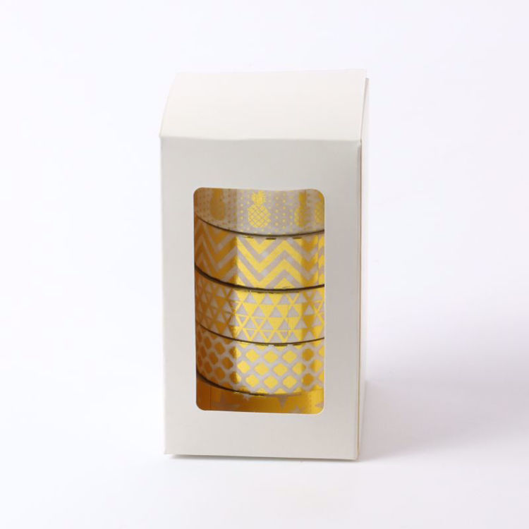 6 rolls washi tape package box