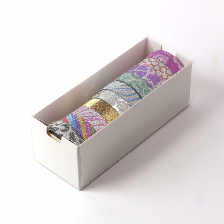 10 rolls glitter washi tape package