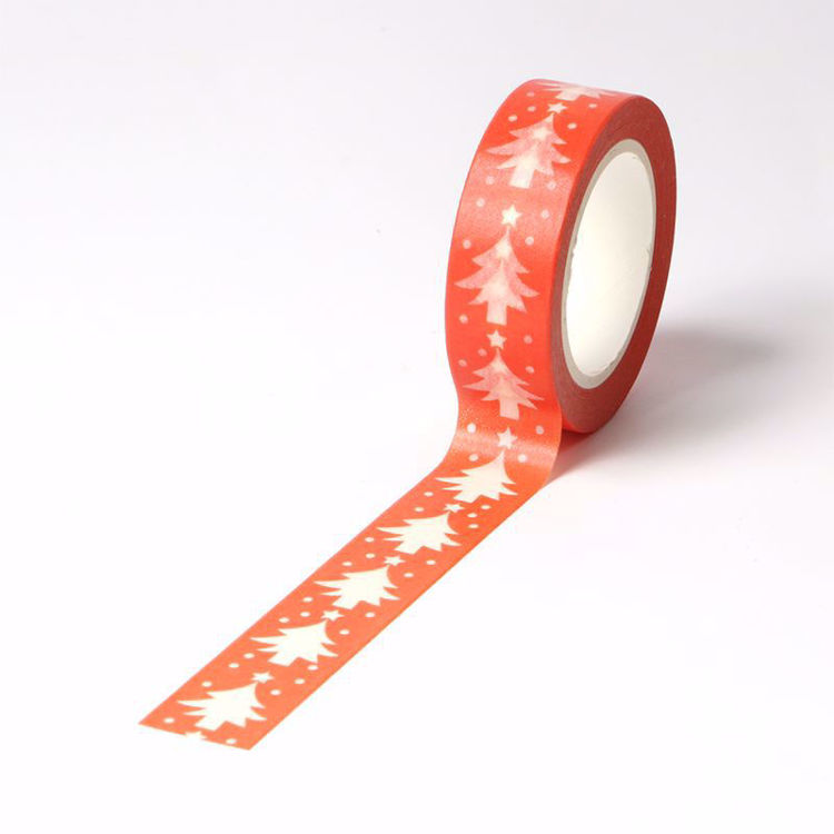Christmas tree printing washi tape
