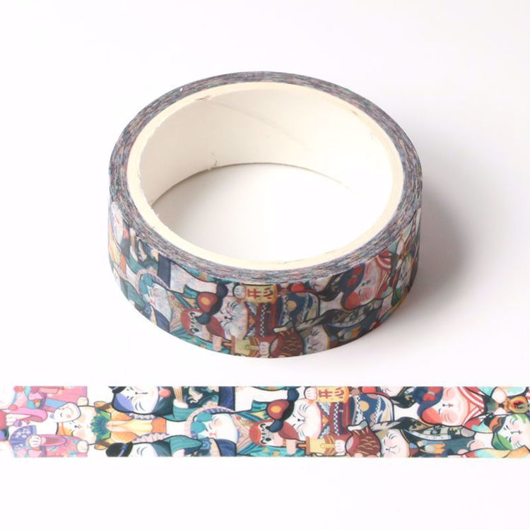 Lucky cat printing washi tape