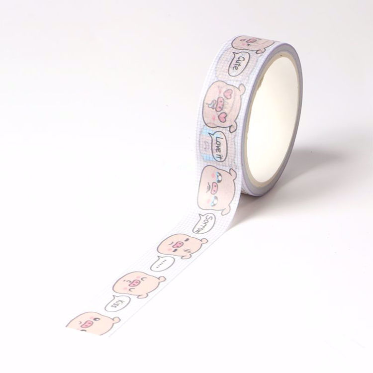 pig emoji printing washi tape