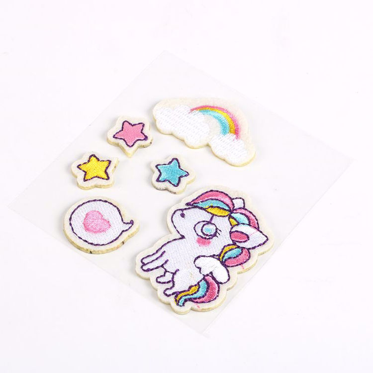 Unicorn Embroidery stickers