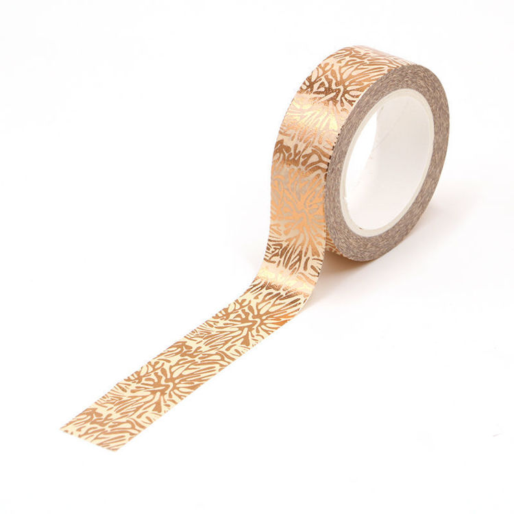 Snow flower gold foil washi tape