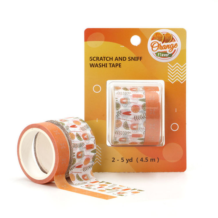 Orange flavor printing washi tape