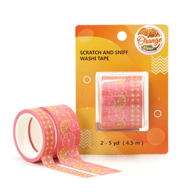Orange perfume printing washi tape