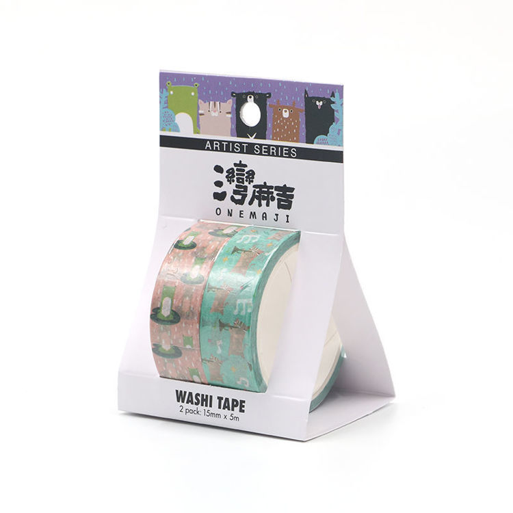 Cartoon style printing washi tape