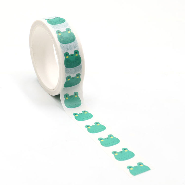 Frogs printing washi tape 15mm*5m