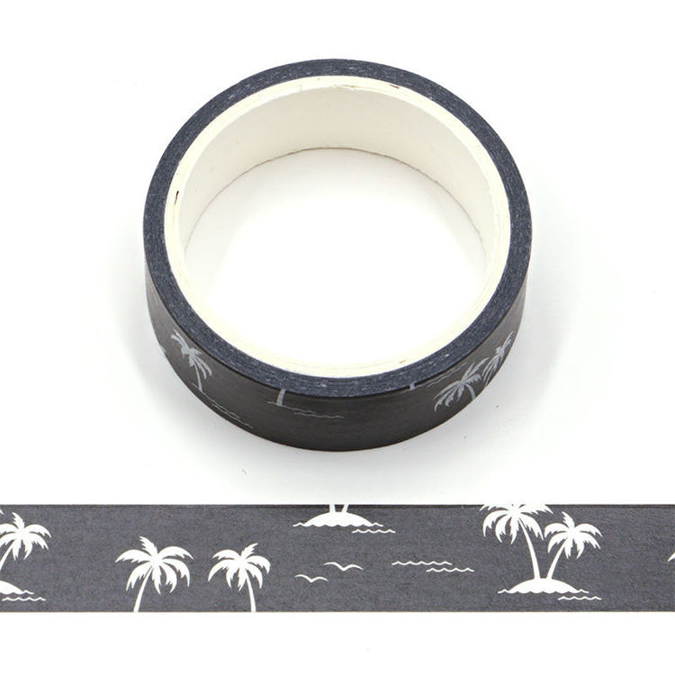 Coconut Trees Silhouette Washi Tape
