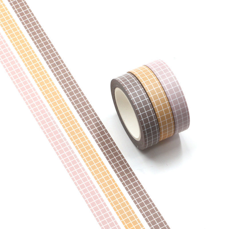 Grid Pattern Washi Tape. Custom and stock washi tape manufacturer