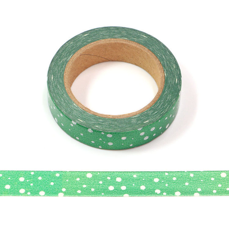 10mm x 10m Green Point Washi Tape