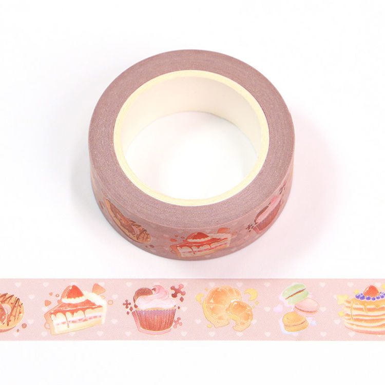 15mm x 10m CMYK Cake Washi Tape