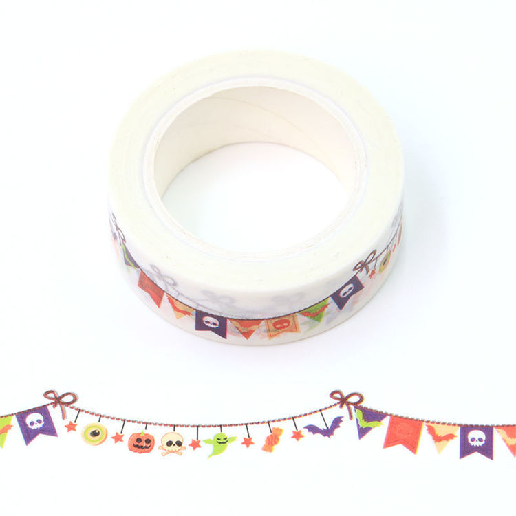 15mm x 10m CMYK Party bunting Washi Tape