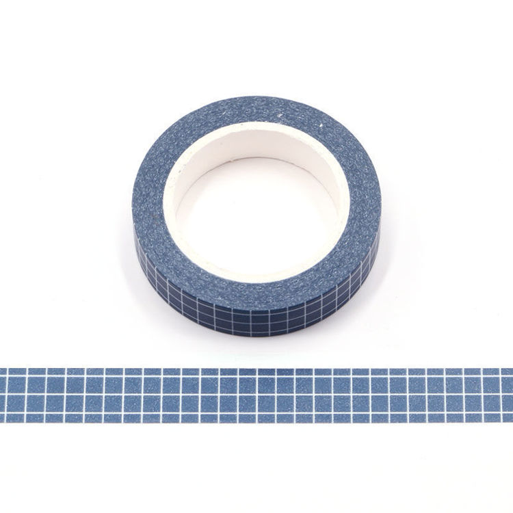 10mm Dark Blue PMS Lattice Washi Tape