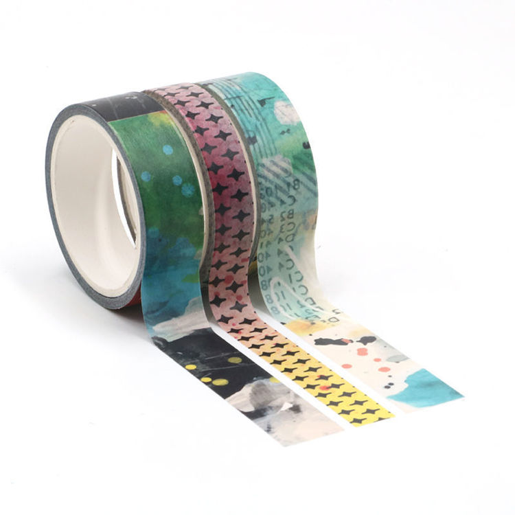 3 Rolls set art journaling series washi tape