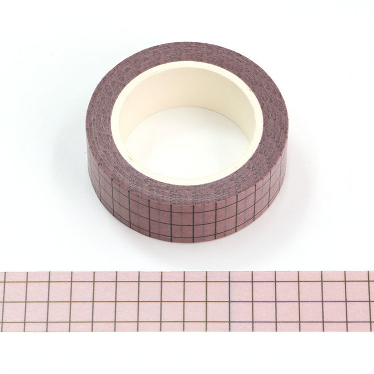15mm Pink Plaid Washi Tape