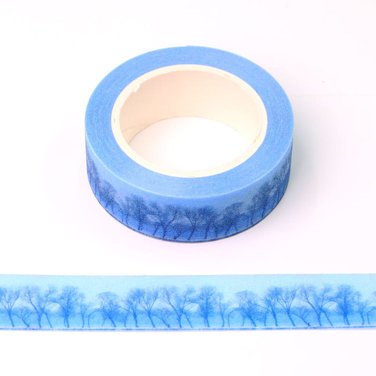 15mm x 5m CMYK+Laminated Forest Washi Tape