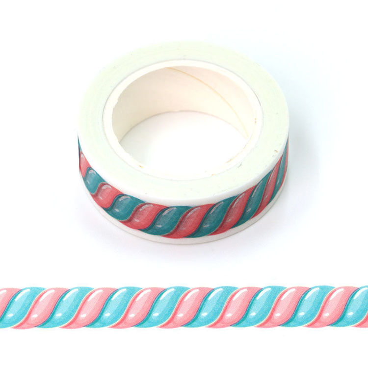 15mm x 10m CMYK Pink Blue Candy Washi Tape