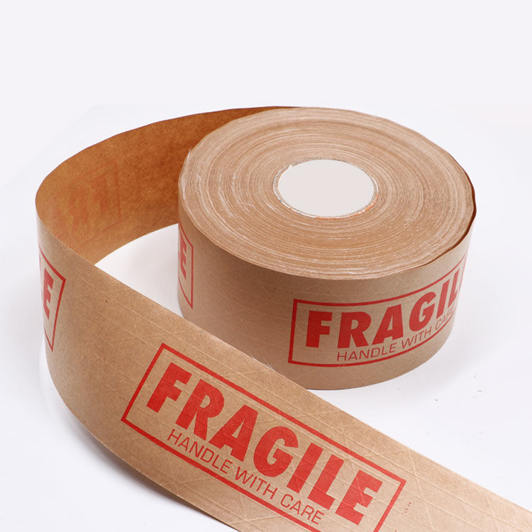 Fragile Reinforced Water Activated Kraft Tape 48mm*30m