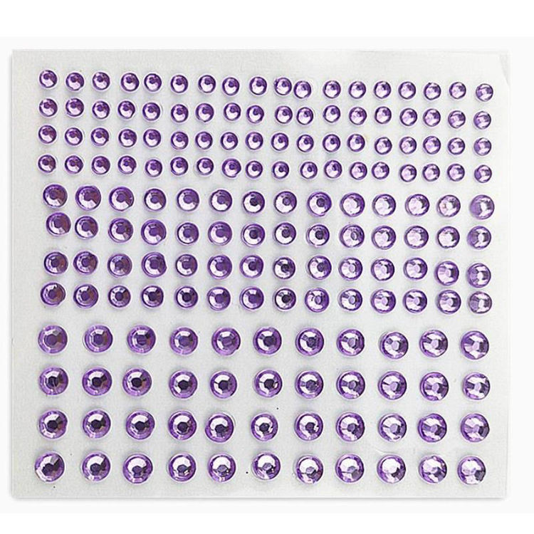 Acrylic Gem Crystal Stickers Sheets R10