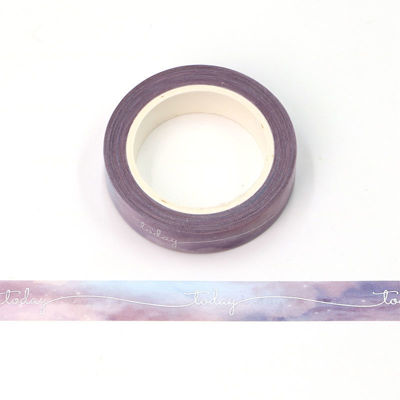 10mm x 10m CMYK Foil Blue Violet Today Washi Tape 10mm x 10m CMYK Foil Blue Violet Today Washi Tape