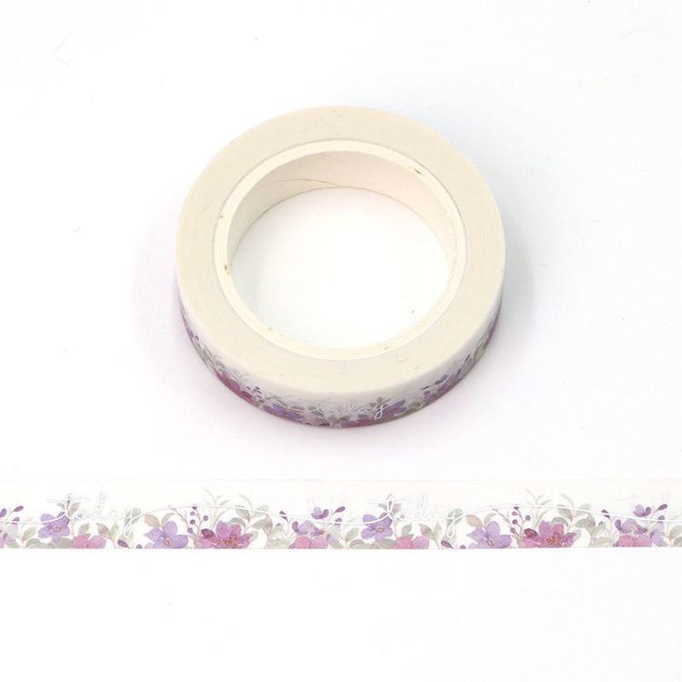 10mm x 10m CMYK Foil Floral & Today Washi Tape
