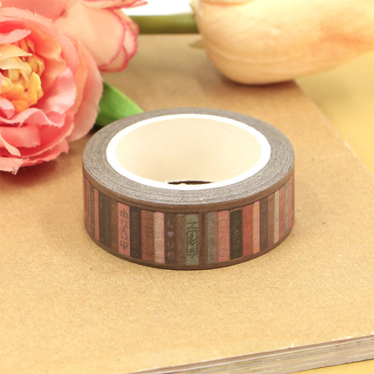 15mm x 10m CMYK Library Washi Tape