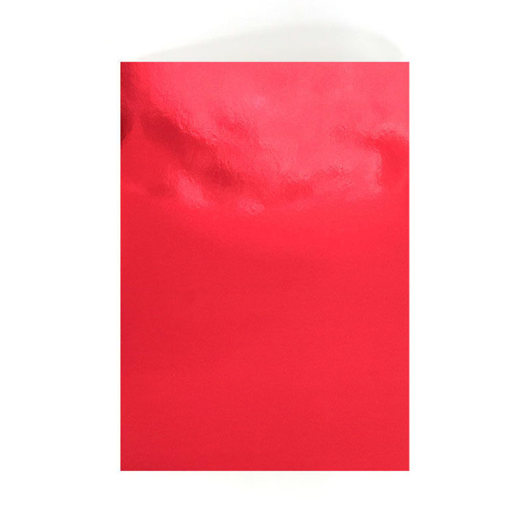 A4 Metallic Cardstock Glossy Red