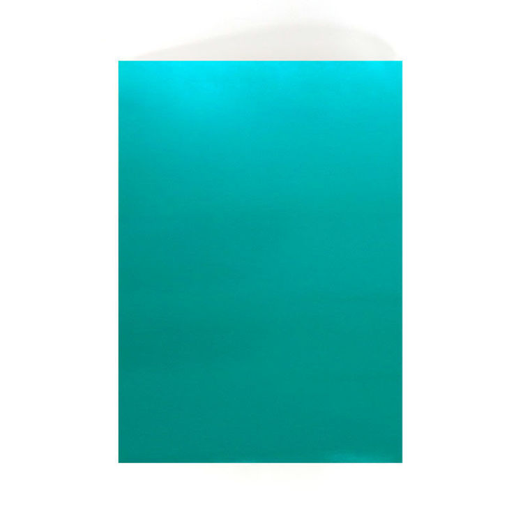 A4 Metallic Cardstock Glossy Turquoise Blue