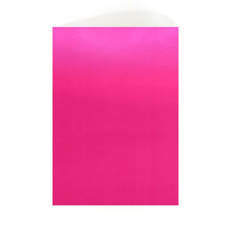A4 Metallic Cardstock Glossy Rose Red