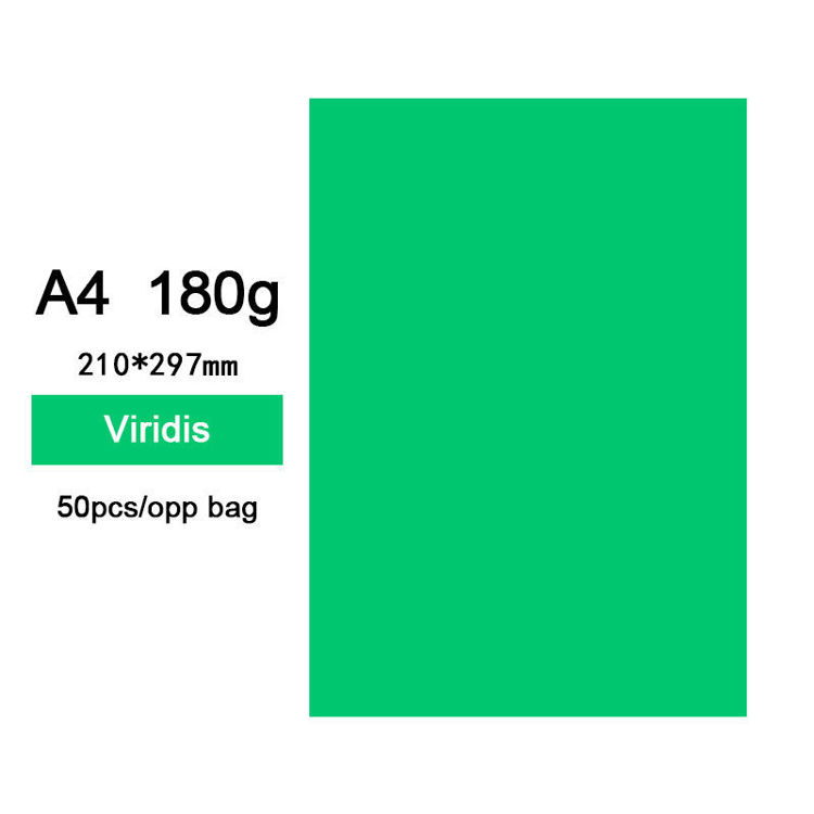 180g A4 Colored Cardstock Green