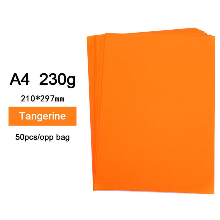 230g A4 Colored Cardstock Orange