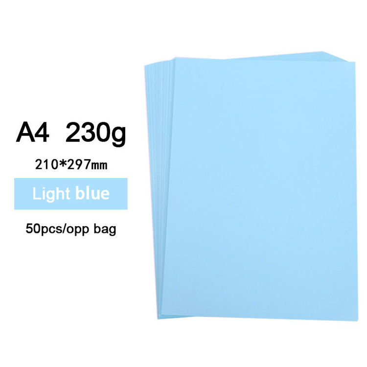 230g A4 Colored Cardstock Light Blue