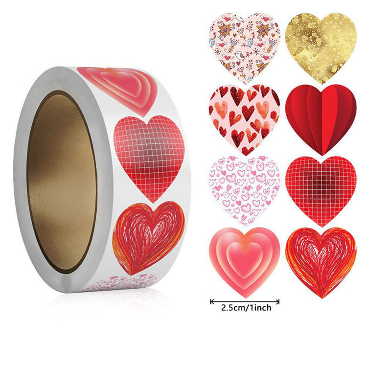 Valentine Heart Stickers 4